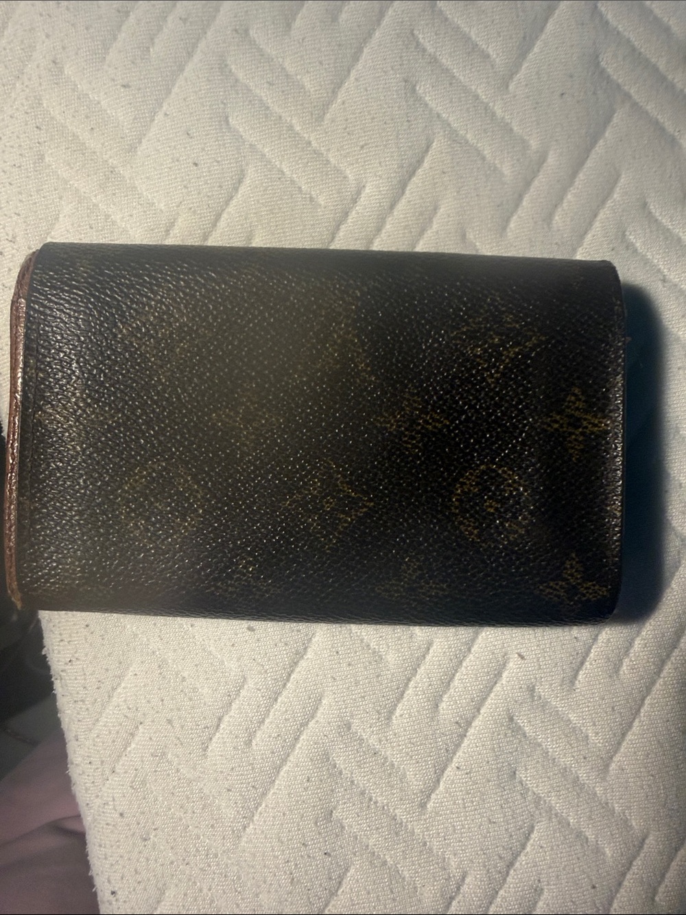 Louis Vuitton Tan Leather Small Zip Wallet - Picture 4 of 7